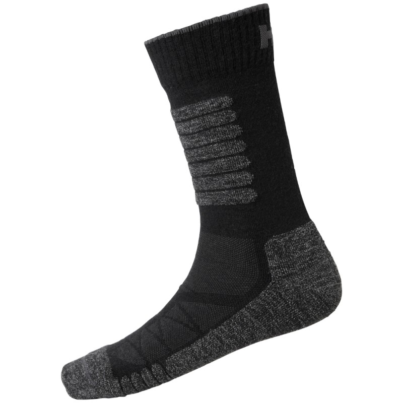 Kojinės HELLY HANSEN Chelsea Evoliution Winter Insulated Socks, juodos 1 Kojinės HELLY HANSEN Chelsea Evoliution Winter Insulated Socks, juodos 1
