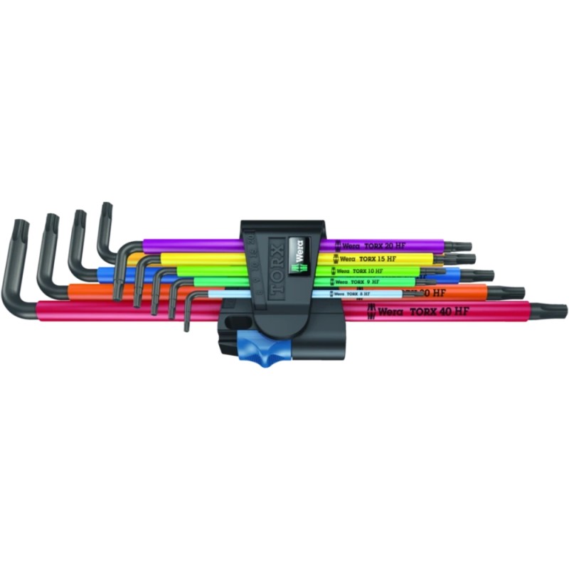 Spalvotų šešiakampių raktų rinkinys WERA 967/9 TORX XL HF 1 Spalvotų šešiakampių raktų rinkinys WERA 967/9 TORX XL HF 1