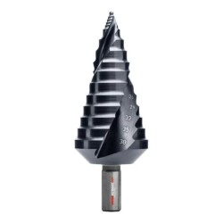 Pakopinis grąžtas RUKO HSS UltimateCut FlowStep Ø9-38mm