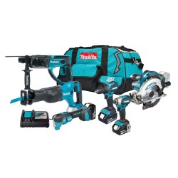 Akumuliatorinių įrankių rinkinys MAKITA DLX6141TX1