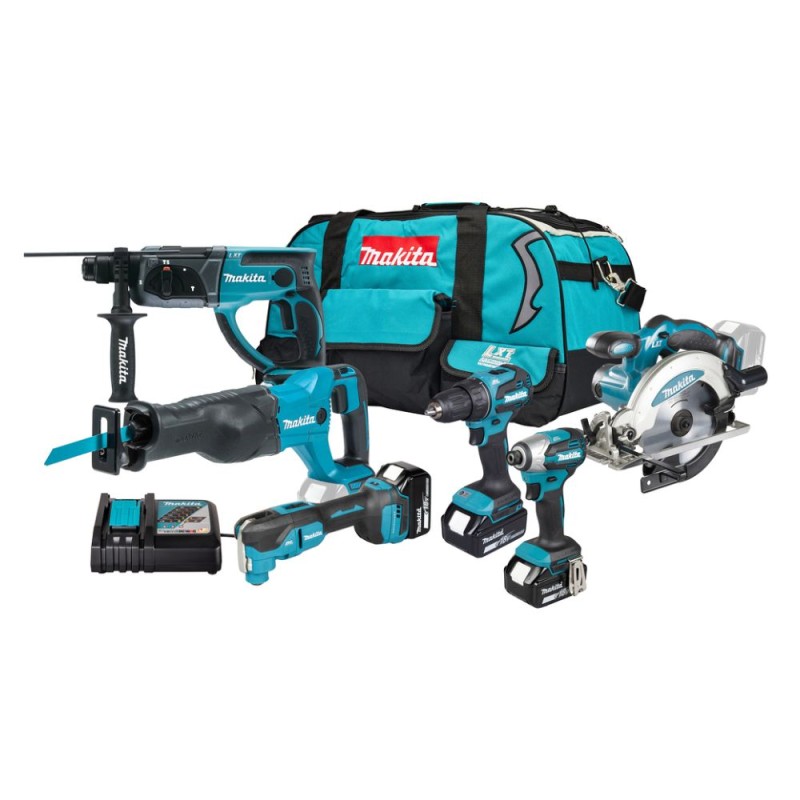 Akumuliatorinių įrankių rinkinys MAKITA DLX6141TX1 1