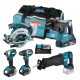 Akumuliatorinių įrankių rinkinys MAKITA DLX5112TX1 1 Akumuliatorinių įrankių rinkinys MAKITA DLX5112TX1 1