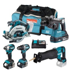 Akumuliatorinių įrankių rinkinys MAKITA DLX5112TX1