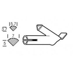 Suvirinimo antgalis 5,7mm LEISTER 27B