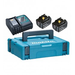 2-jų akumuliatorių ir įkroviklio rinkinys 18V MAKITA PowerPack