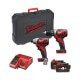 Akumuliatorinių suktukų rinkinys MILWAUKEE M18 BPP2D-402C