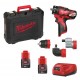 Akumuliatorinis gręžtuvas suktuvas MILWAUKEE M12 BDDXKIT-202C 2