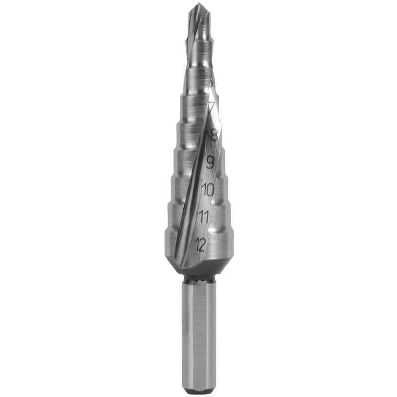 Pakopinis grąžtas RUKO HSS GR 0.9 Ø4-12mm 1 Pakopinis grąžtas RUKO HSS GR 0.9 Ø4-12mm 1
