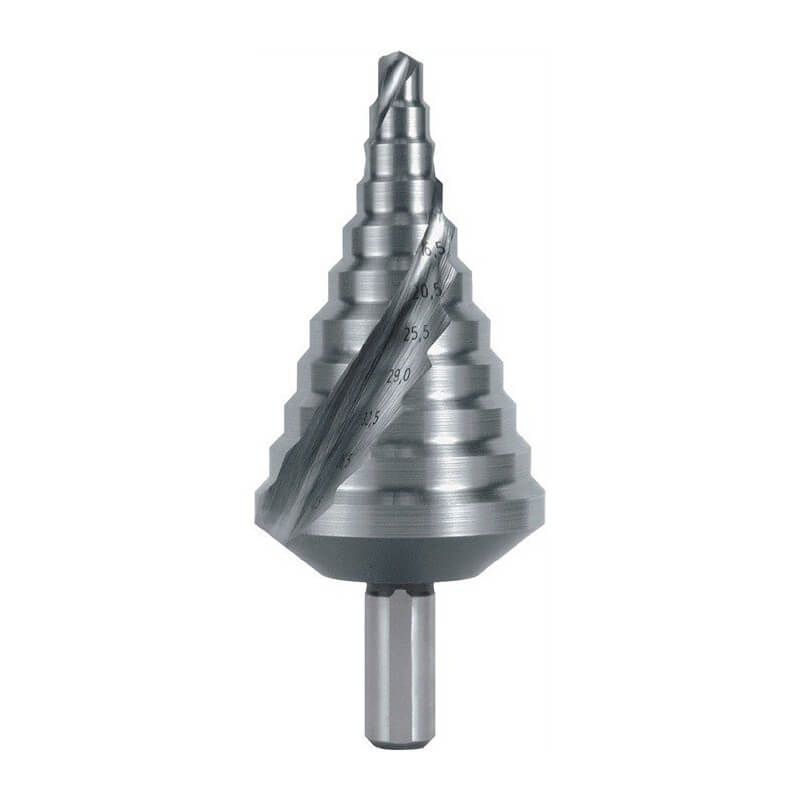 Pakopinis grąžtas RUKO HSS Ø6,5-40,5mm 1 Pakopinis grąžtas RUKO HSS Ø6,5-40,5mm 1
