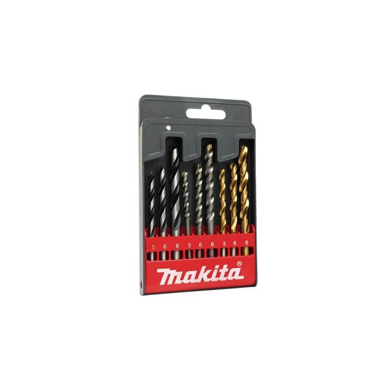 Grąžtų rinkinys MAKITA 5/6/8mm, 9 dalių 1