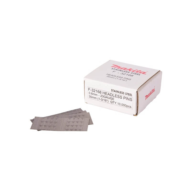 Smeigės MAKITA 0,6x30mm INOX P30S, 10000 vnt. 1
