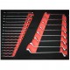 Vežimėlis su 215vnt. įrankių KS TOOLS RACINGline, 7 stalčiai 4 Vežimėlis su 215vnt. įrankių KS TOOLS RACINGline, 7 stalčiai 4