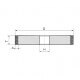 Deimantinis galandimo diskas PDT 1A1 150-10-3/32 AC4 BAZIS B2-01 2
