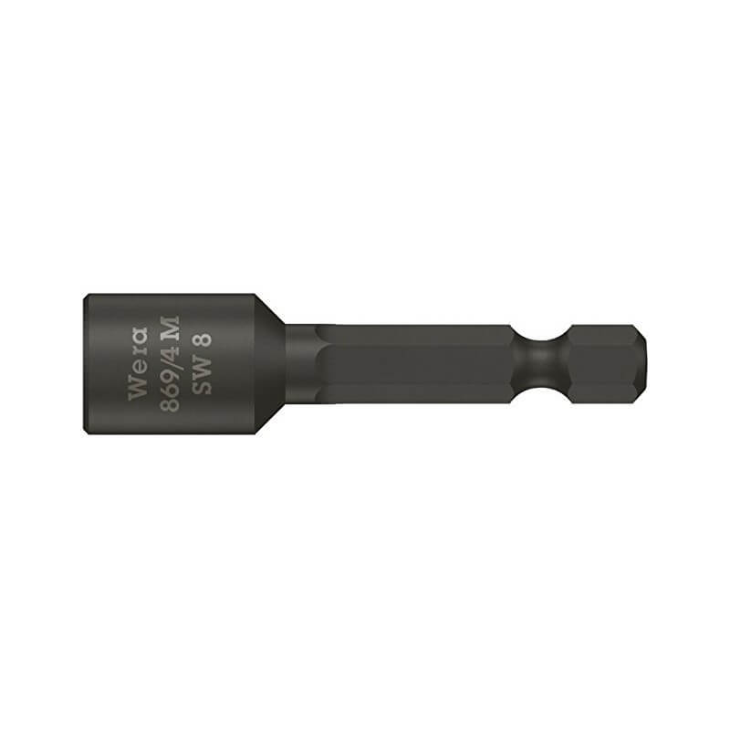 Magnetinis antgalis galvutei WERA 869/4M 1/4x50mm 1