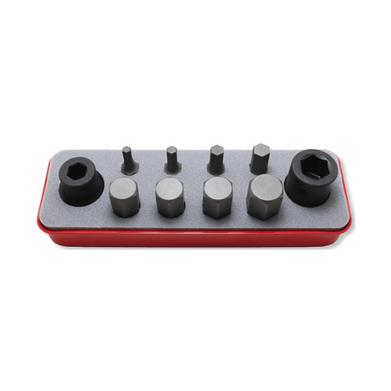 Šešiakampių smūginių galvučių rinkinys KOKEN 14209M 1/2'' 1