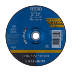 Šlifavimo diskas PFERD E230-7 A24 L PSF-INOX