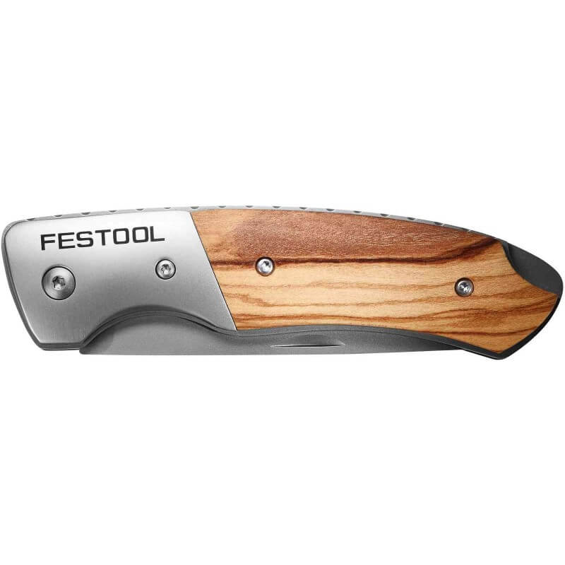 Atlenkiamas kišeninis peilis medine rankena FESTOOL 1 Atlenkiamas kišeninis peilis medine rankena FESTOOL 1