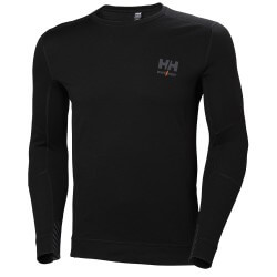 Apatiniai marškinėliai HELLY HANSEN HH Lifa Merino Crewneck, juodi