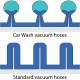 Siurbimo žarna savitarnos plovykloms R+M Carwash DN38 50mm 2