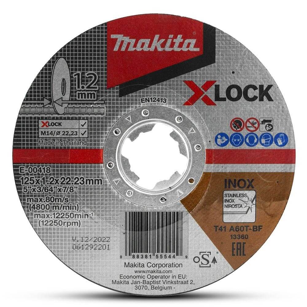 Pjovimo diskas MAKITA X-Lock 125x1,2mm RST - Gitana