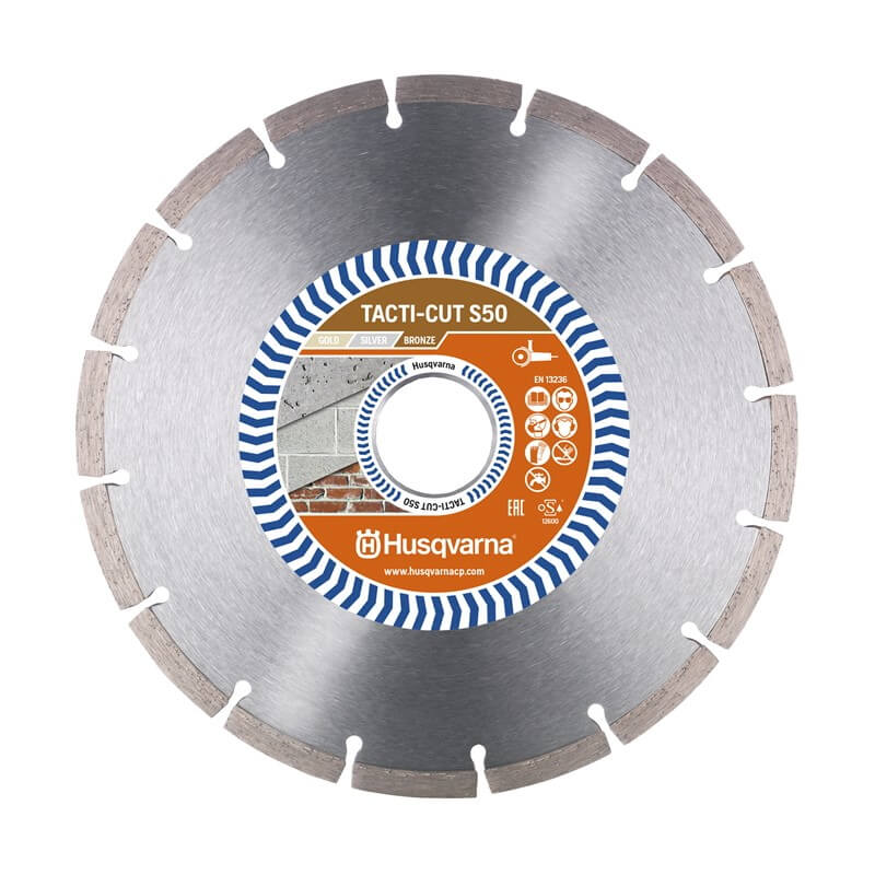 Deimantinis diskas betonui HUSQVARNA TACTI-CUT S50 230x22,2mm 1