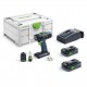 Akumuliatorinis gręžtuvas-suktuvas FESTOOL T 18+3 HPC 4,0 I-Plus