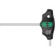 Šešiakampis atsuktuvas su T-formos rankena WERA 454 Hex-Plus HF 4x100mm 1
