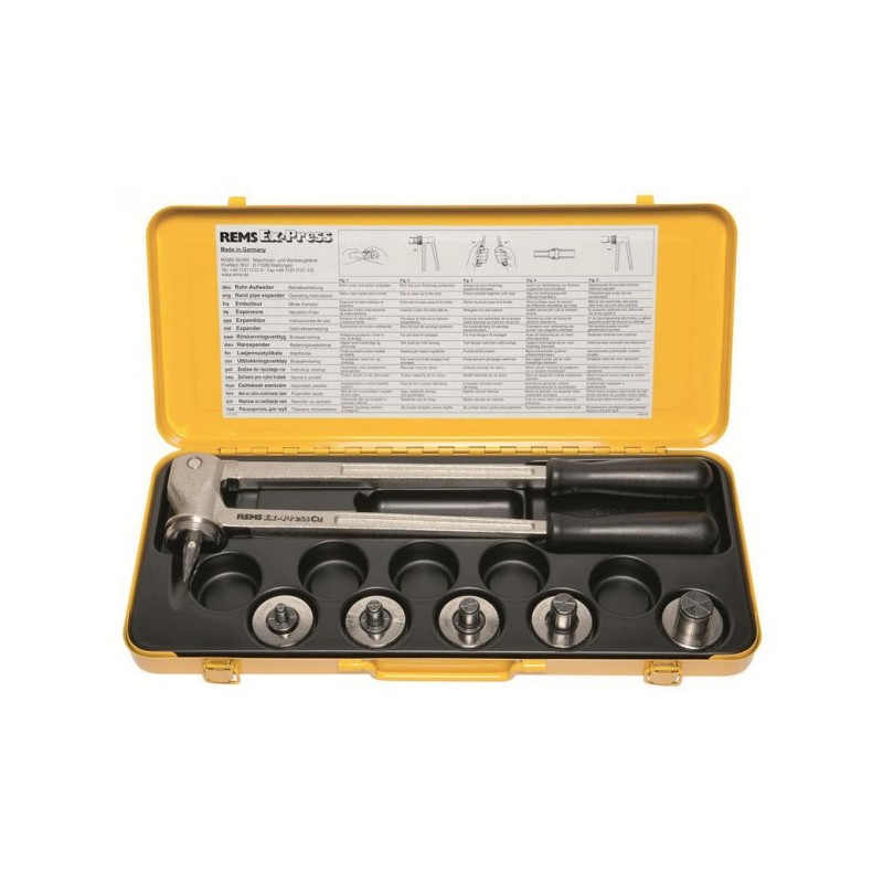 Rankinis vamzdžių plėstuvas REMS Ex-Press Cu Set 12-15-22-28 1