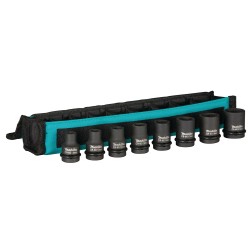 8 dalių smūginių sukimo galvų rinkinys MAKITA 1/2" E-02989