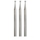 Apvali freza graviravimui DREMEL 1,6mm, 3vnt. 1