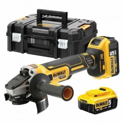 Akumuliatorinis kampinis šlifuoklis DEWALT DCG405P2-QW