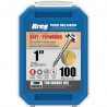 Maxi-Lock varžtai stambiu sriegiu KREG SML-C1-100-INT 25mm, 100vnt.