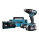 Akumuliatorinis smūginis gręžtuvas MAKITA HP002GD201 40V Max XGT 1
