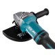 Akumuliatorinis kampinis šlifuoklis MAKITA GA038GZ 40V Max XGT 6