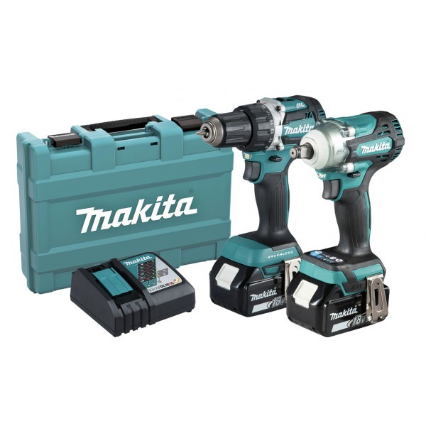 Akumuliatorinių įrankių komplektas MAKITA DLX2410G -