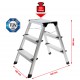 Pastatomos aliuminės kopėčios KS TOOLS 3