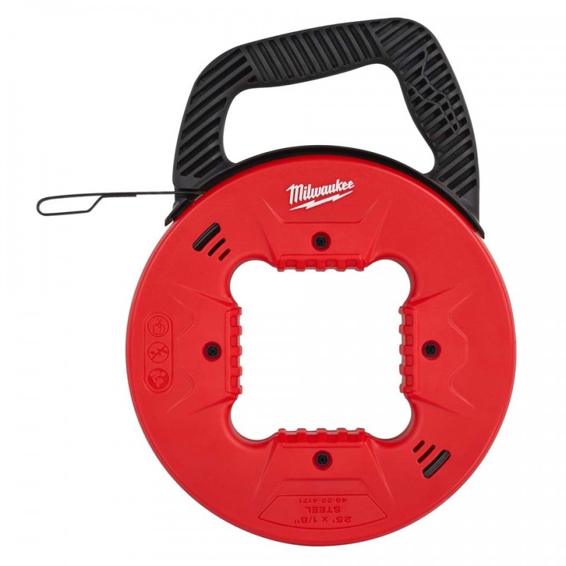 Plieninė laidų pratempimo ritė MILWAUKEE 15m 1