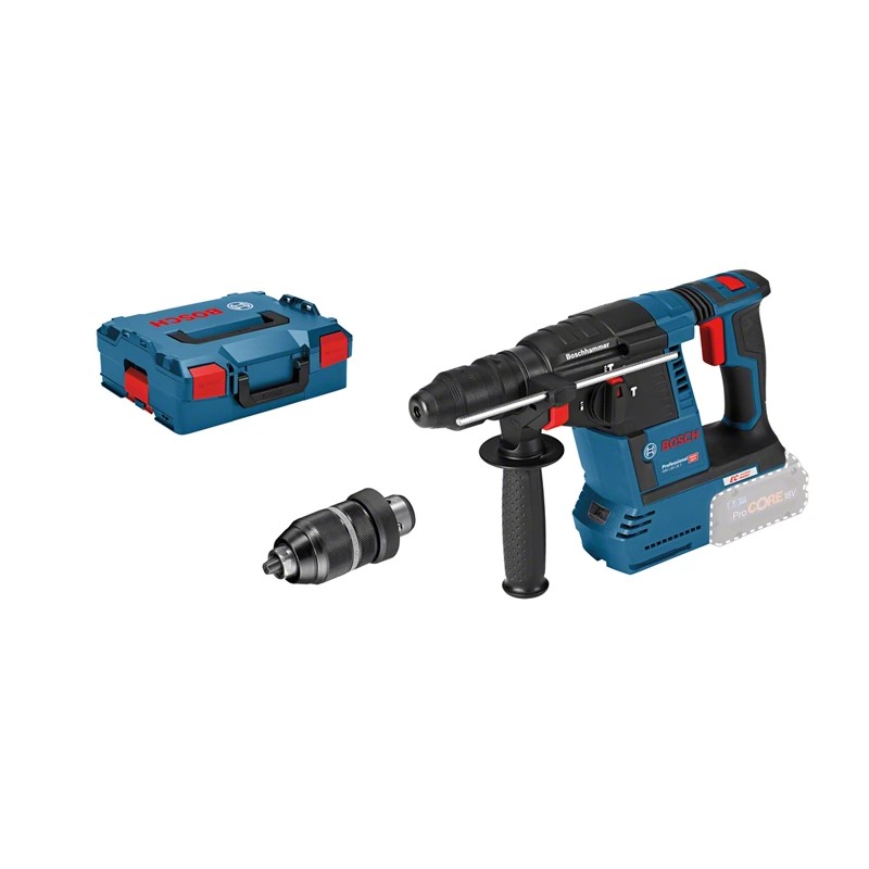 Akumuliatorinis perforatorius BOSCH GBH 18V-26 F su priedais 1 Akumuliatorinis perforatorius BOSCH GBH 18V-26 F su priedais 1