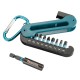 10 dalių sukimo antgalių rinkinys MAKITA E-12005 Impact Black, 1