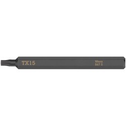 Smūginis atsuktuvo antgalis WERA 867 S TORX TX15 70mm