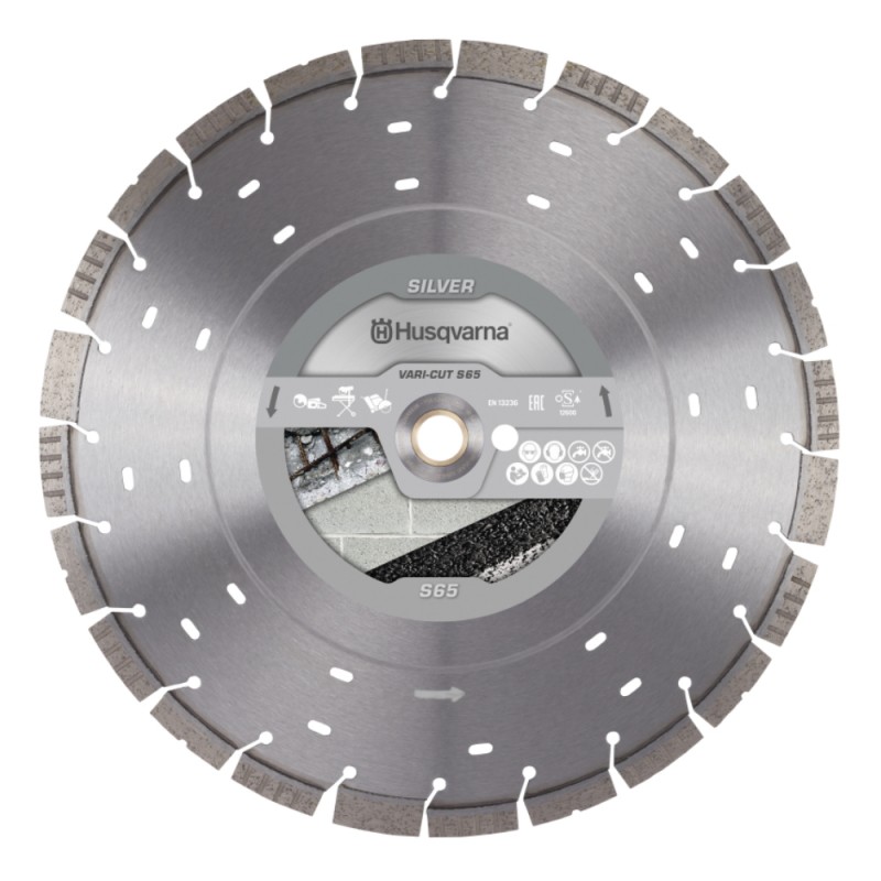 Deimantinis diskas betonui HUSQVARNA VARI-CUT S65 350x25,4/20mm 1 Deimantinis diskas betonui HUSQVARNA VARI-CUT S65 350x25,4/20mm 1