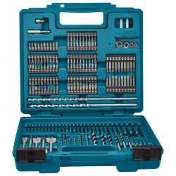 256 dalių antgalių ir grąžtų rinkinys MAKITA E-11689