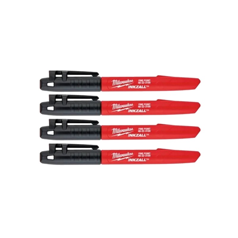 Žymeklis MILWAUKEE 1-3mm, juodas, 4vnt. 1