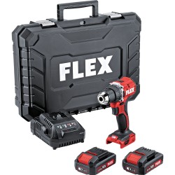 Akumuliatorinis suktuvas-gręžtuvas FLEX DD 2G 18,0V LD 2x2,5Ah