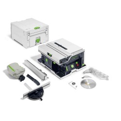 Akumuliatorinis stalinis diskinis pjūklas FESTOOL CSC SYS 50 EBI-Basic