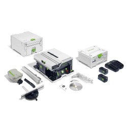 Akumuliatorinis stalinis diskinis pjūklas FESTOOL CSC SYS 50 EBI-Plus