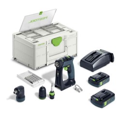 Akumuliatorinis suktuvas-gręžtuvas FESTOOL CXS 18 C 3,0-Set