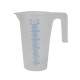 Plastikinė matavimo talpa chemijai HALLBAUER KMB, 2L 1