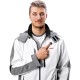 Akumuliatorinė šildanti striukė FLEX TJ White 10,8/18V, balta 6