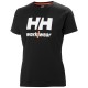 Moteriški marškinėliai HELLY HANSEN Logo T-Shirt, juodi 1